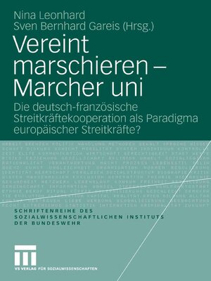 cover image of Vereint marschieren--Marcher uni